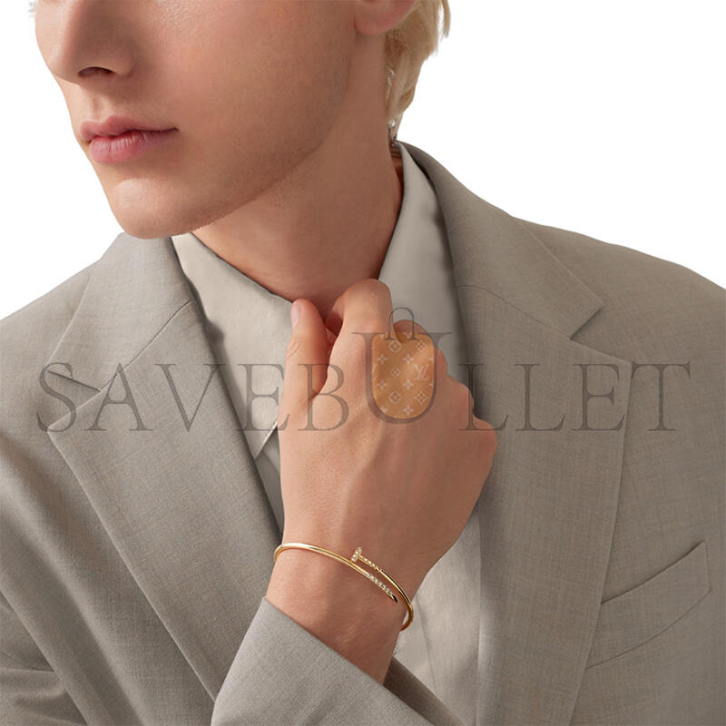 ca*t1er juste un clou bracelet, small model, reverse-set D1am0nds crb6091917